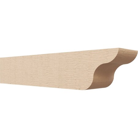 Ekena Millwork 4in. W x 4in. H x 20in. L Carmel Woodgrain TimberThane Rafter Tail, Primed Tan RFTUR04X04X20CARRCPR